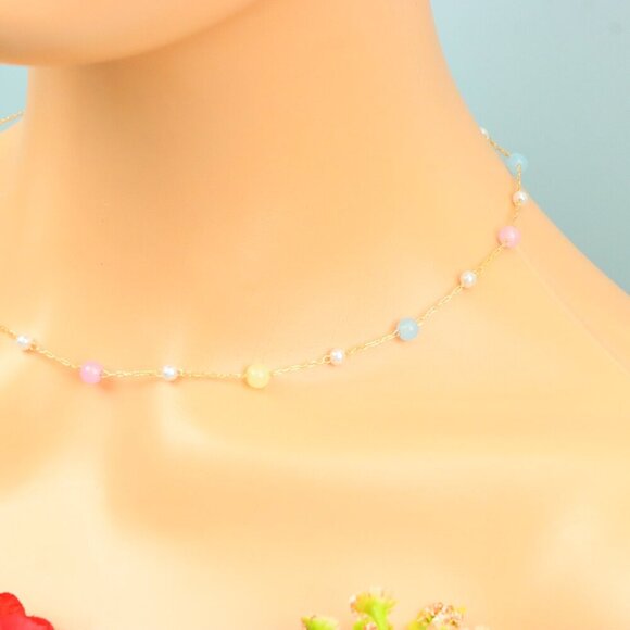 Delicate & Contemporary Necklace Chain, A Lovely Choice for Women, EVCH1300 - Picture 10 of 15